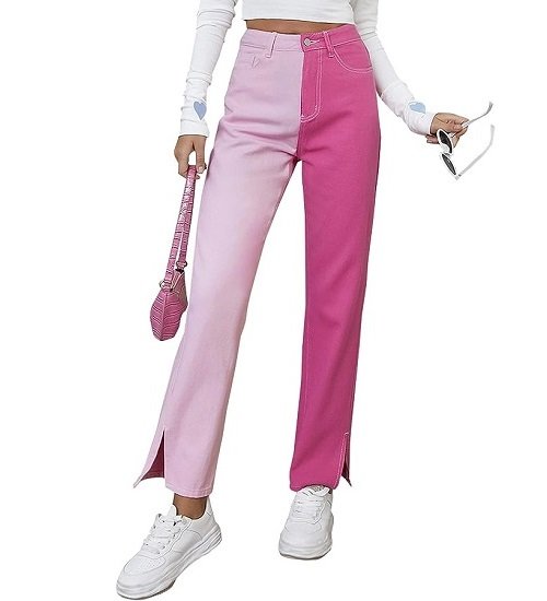 Women's Loose Jeans High Waist Stretch Wide Leg Straight Leg Casual Jeans