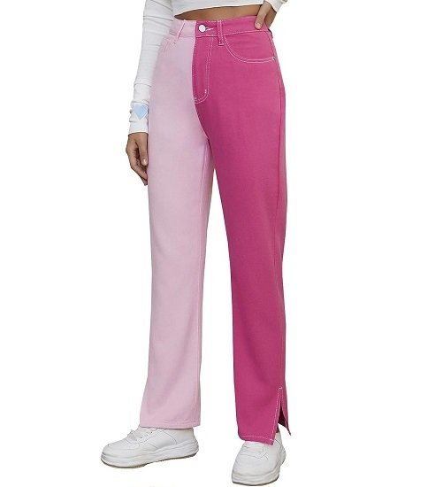 Women's Loose Jeans High Waist Stretch Wide Leg Straight Leg Casual Jeans